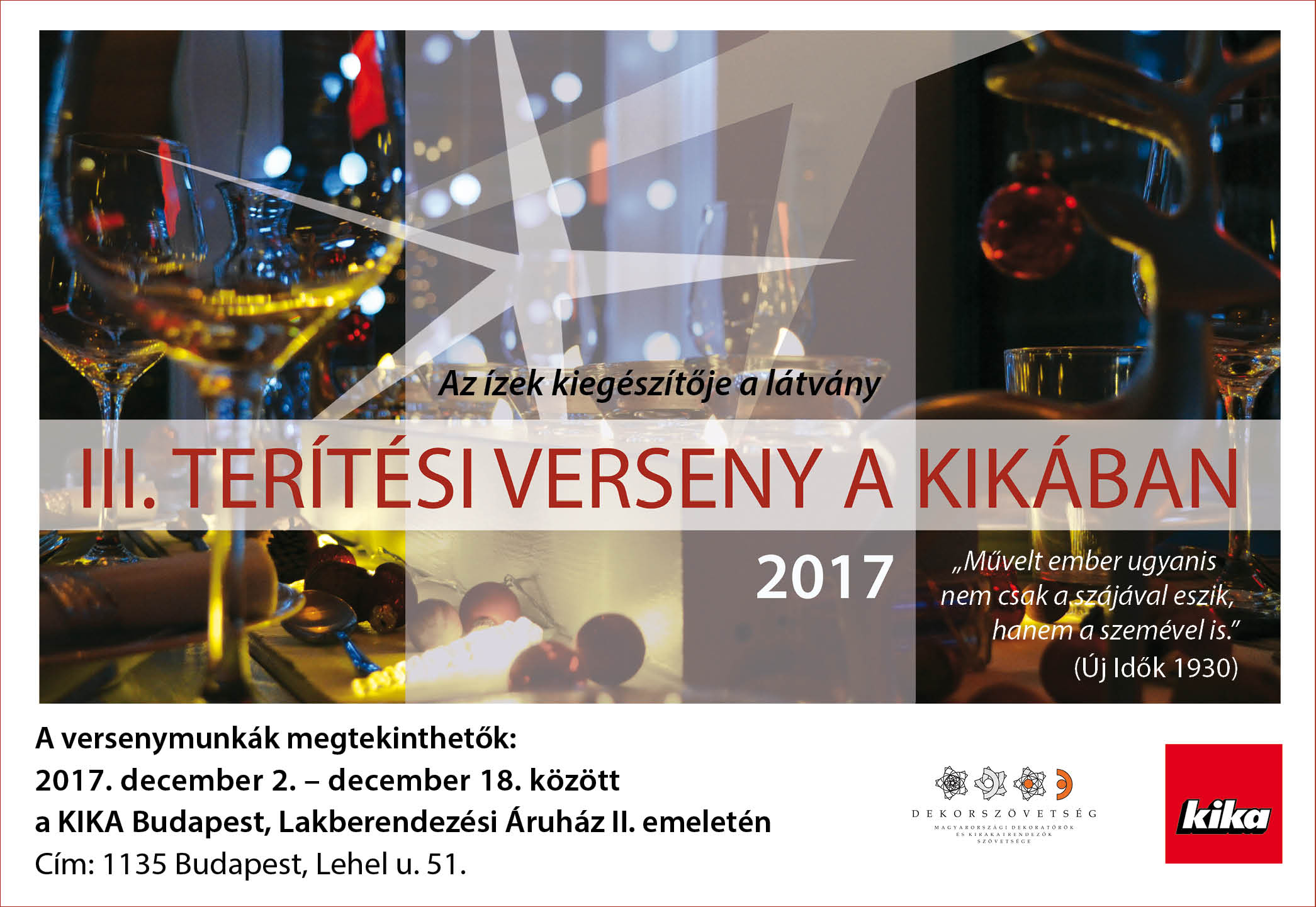 III. TERÍTÉSI VERSENY A KIKÁBAN, 2017